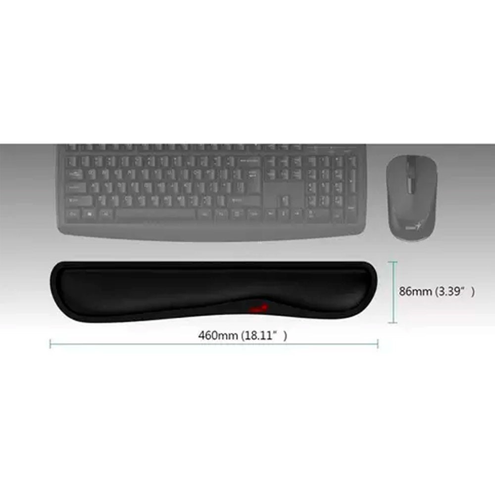 Almohadilla GENIUS Reposamuñecas Para Teclado G-WP 100 - Imagen 3