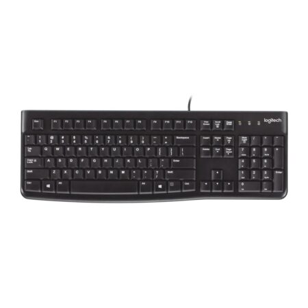 Teclado LOGITECH K120 QWERTY COLOR  Negro
