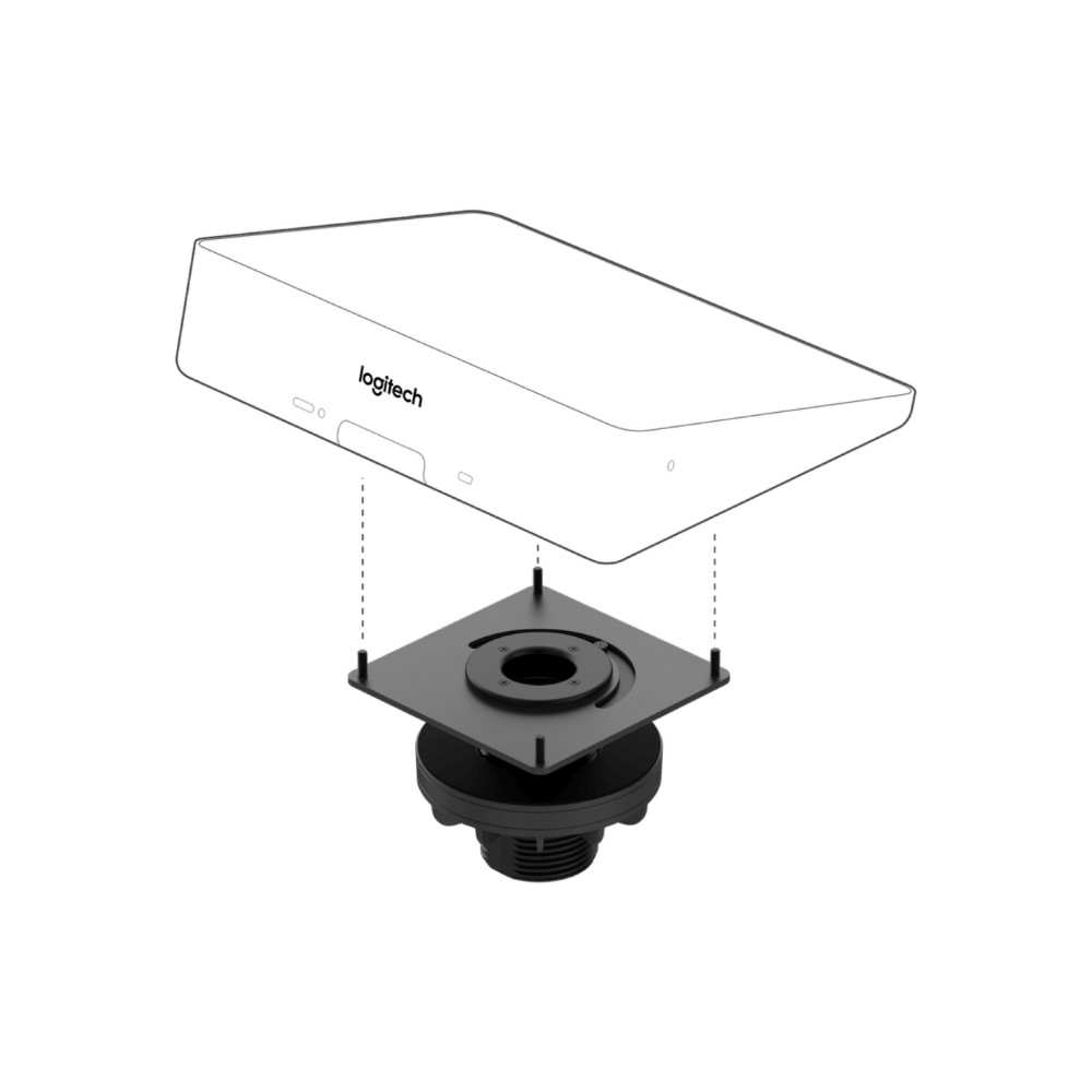 Pieza LOGITECH De Montaje En Mesa Para Tap COLOR Negro - Imagen 2