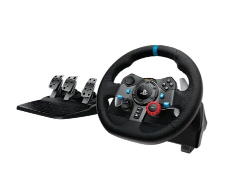 Timón con pedales LOGITECH G29  Entrada USB, Con Compatibilidad, Negro