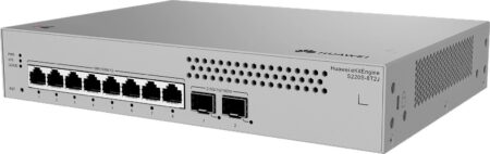Switch HUAWEI Administrable 8 puertos capa 2 No Poe S220S-8T2J,S220S-8T2J,S220S-8T2J (8*10/100/1000BASE-T ports, 2*2.5GE SFP ports, built-in AC power, Fanless) 2 años de garantia