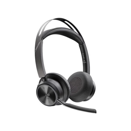 Poly Voyager Focus 2 Microsoft Teams Certified USB-C-C Headset +USB-C/A Adapter +Charging Stand No localization