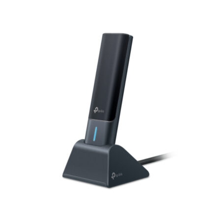 Adaptador TPLINK USB Wi-Fi 6E tribanda de alta ganancia AXE5400
