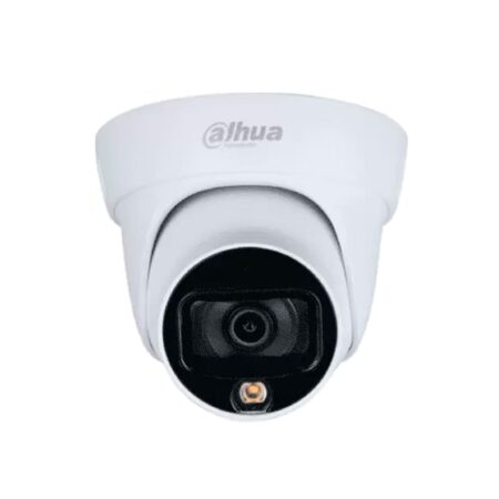 Camara Dahua Domo, 2MP, Full Color, Lente Fijo 3,6mm, IR20M, Audio incorporado, 4en1 (CVI/TVI/AHD/CVBS), Semimetalica, DWDR, StarLight, IP67, 12VDC