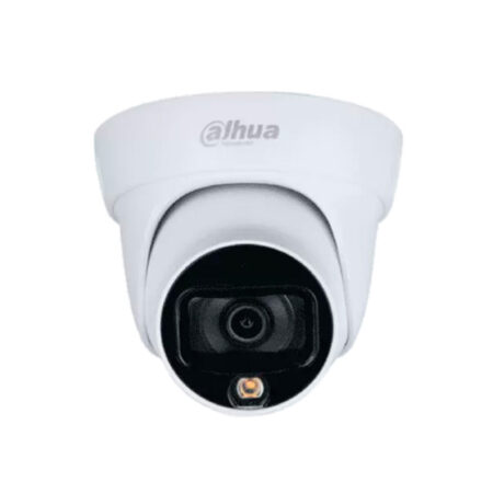 Cámara Dahua  Domo   FULL COLOR 2 MP, Lente fijo 2,8mm, 4en1 (CVI/TVI/AHD/CVBS), DWDR, Smart IR20m, Plástica,  IP67 12VDC.