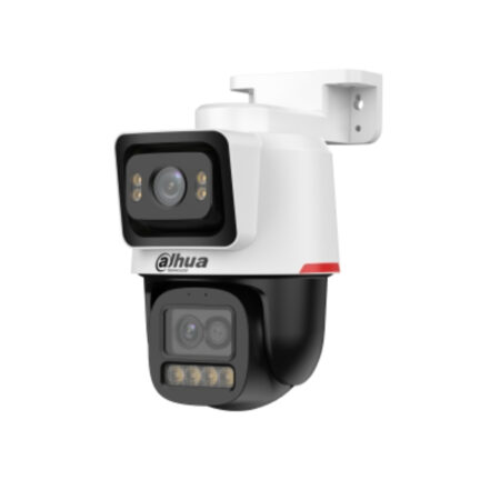 Cámara IP PT multisensor de 2 lentes (4 MP + 2 MP) 1/1.8 sensor de 4 MP (lente fija) + 1/2.8 sensor de 2 MP (lente PT)/ Tecnología WizColor/Alcance de 30 m para lente fija y 50 m para lente PT/Zoom Híbrido 6x + Auto Tracking/Disuasión activa + Audio bidireccional/MicroSD hasta 512 GB/Fuente 12 VDC / PoE
