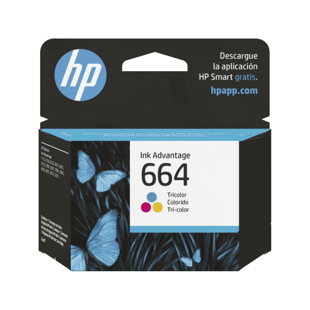 Cartucho HP tricolor 664 Deskjet
