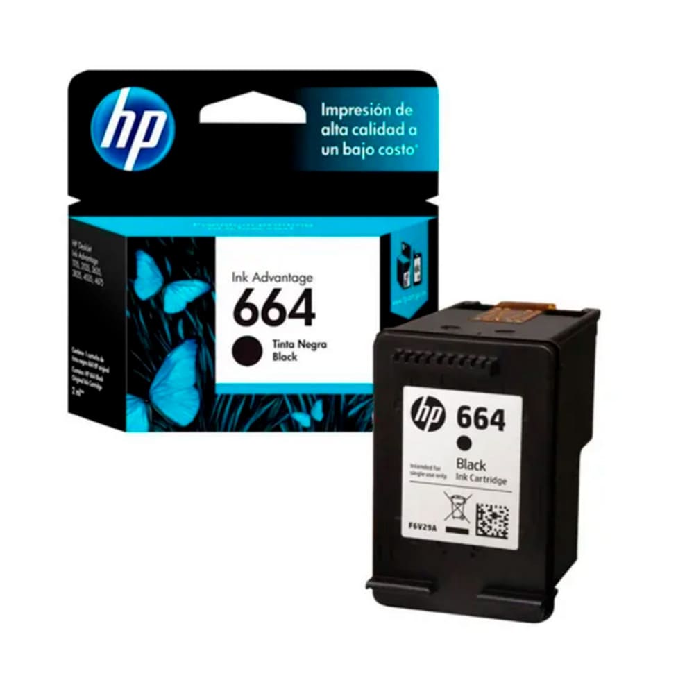 Cartucho Hp 664 Negro Original - Image 2
