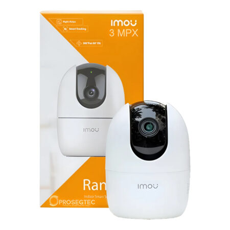 Camara IP Ranger 2 PRO, WIFI, 5MP/3K, Smart Full-Color Night Vision, H265, ángulo de visión  0°~355° TILT -5°~80°,Micro SD(up to 512GB), Dual-Band Wi-Fi 6(2.4 GHz / 5 GHz), Two-way Audio, Motion Detection, Human Detection, Pet Detection, Abnormal Sound,One-touch Call, USB-C Power