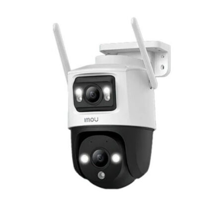 CAMARA CRUISER DUAL 2 WIFI IP/PT 10MP (5MP LENTE FIJO/5MP LENTE PT) FULL COLOR, COMPRESION 265/H.264, IP66, MICROSD HASTA 512GB, AUDIO 2 VÍAS, ADVERTENCIA ROJA-AZUL, 2.4GHZ WI-FI6 CONNECTION