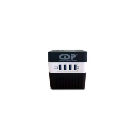 Regulador CDP 600VA/300W AVR, 4 Salidas, 175 julios, 4 Puertos USB, 120 Vac