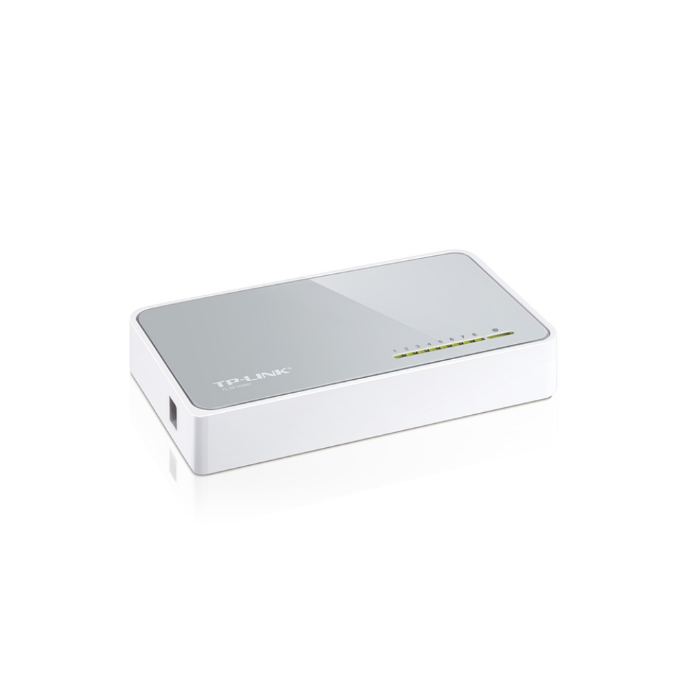 Switch de Escritorio TPLINK de 8 Puertos de 10/100 Mbps COLOR Blanco - Imagen 3