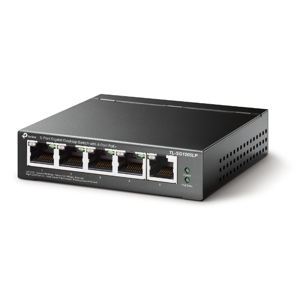 Switch TPLINK PoE de escritorio de 5 puertos - Imagen 2