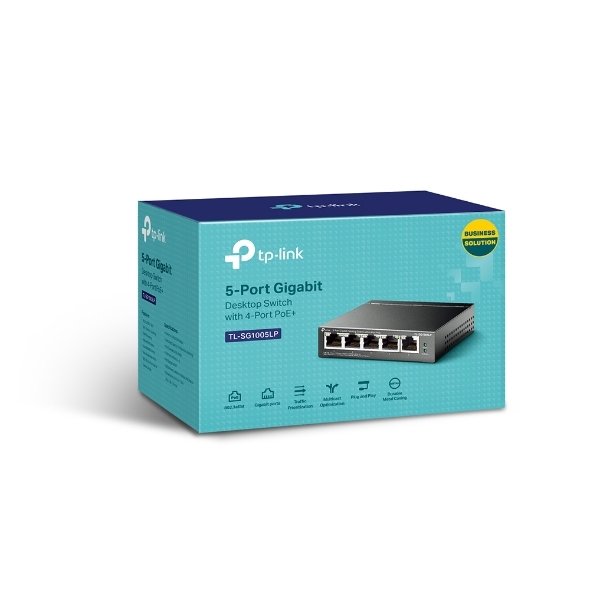 Switch TPLINK PoE de escritorio de 5 puertos - Imagen 4