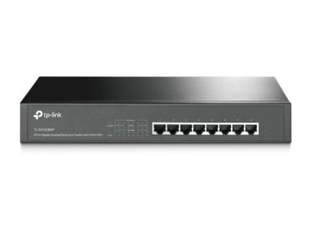 Switch TP-LINK PoE de 8 Puertos Gigabit COLOR Negro