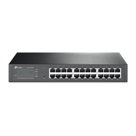 Switch TPLINK administrable de escritorio 24 puertos 10/100/1000 COLOR Negro