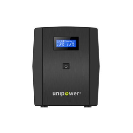 UPS 1500va/900w, Display  con 8 tomas (4 con supresion regulacion y backup y 4 con supresion de picos)