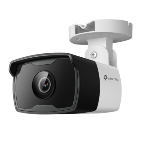 Cámara IP VIGI tipo Bala 4MP.  Lente Fijo 4 mm.  INCLUYE Detección Inteligente (Clasifica Humanos y Vehículos), Detección de Movimiento, Detección de Intrusión de Área, Detección de Cruce de Línea, Detección de Manipulación de Cámara, Detección de Objeto abandonado, Detección de Remoción de Objetos.