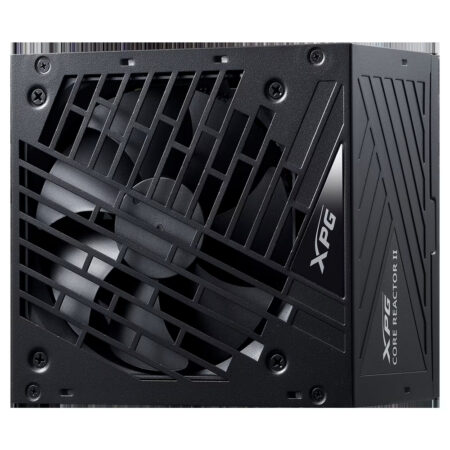 XPG CORE REACTOR II, Negro, 80+ Gold, Full Modular, 1000W, ATX 24x1, EPS 8x2, PCIE 6+2x8, MOLEXx3, 12VHPWR(12+4)x1, SATAx9, Condensador 100% Japonés, 10 Años de Garantía Limitada