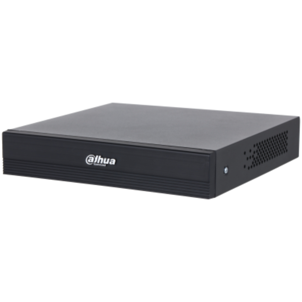 Grabador de video Analogo (DVR)/Penta-híbrido de 8 canales/Soporta formatos de video HDCVI, AHD, TVI, CVBS e IP/Permite la entrada de cámaras IP, hasta 10 canales, con una resolución de hasta 6MP/Compresión de video H.265+/H.265/Tecnología AI-Coding/SMD Plus/Filtrado secundario para Humanos y Vehículos/Busqueda de imágenes por canal, hora y tipo de